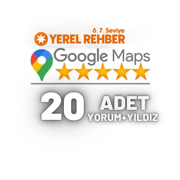 Google Haritalar 20 Yerel Rehber Yorum Satın Al