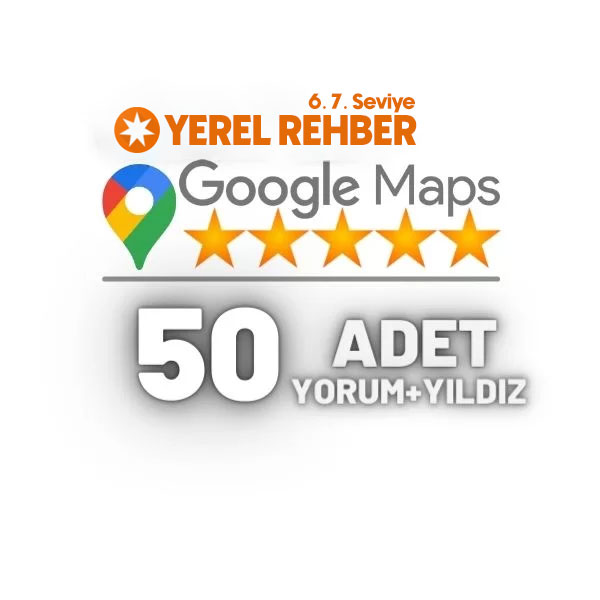 Google Haritalar 50 Yerel Rehber Yorum Satın Al